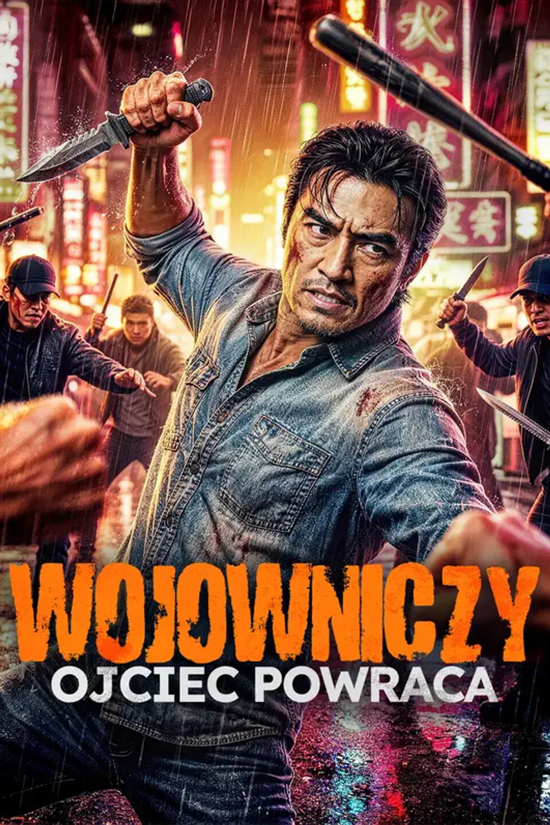 Plakat serialu Wojowniczy ojciec powraca
