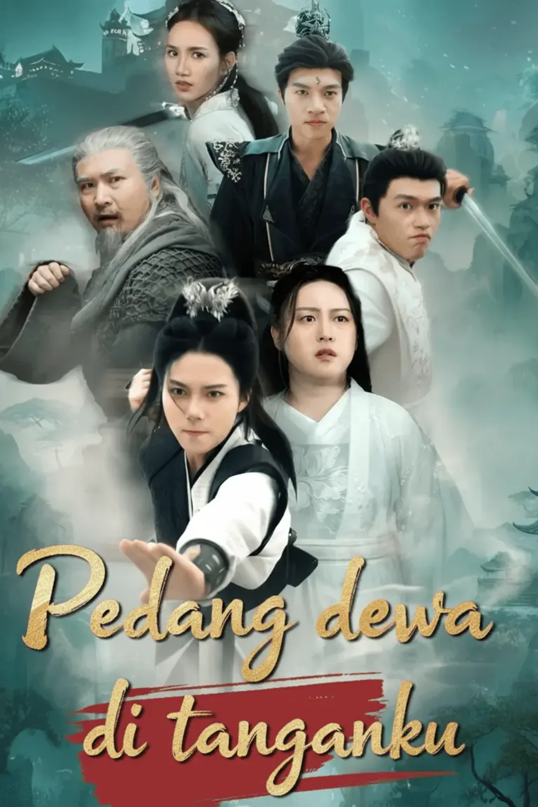 Poster Pedang dewa di tanganku