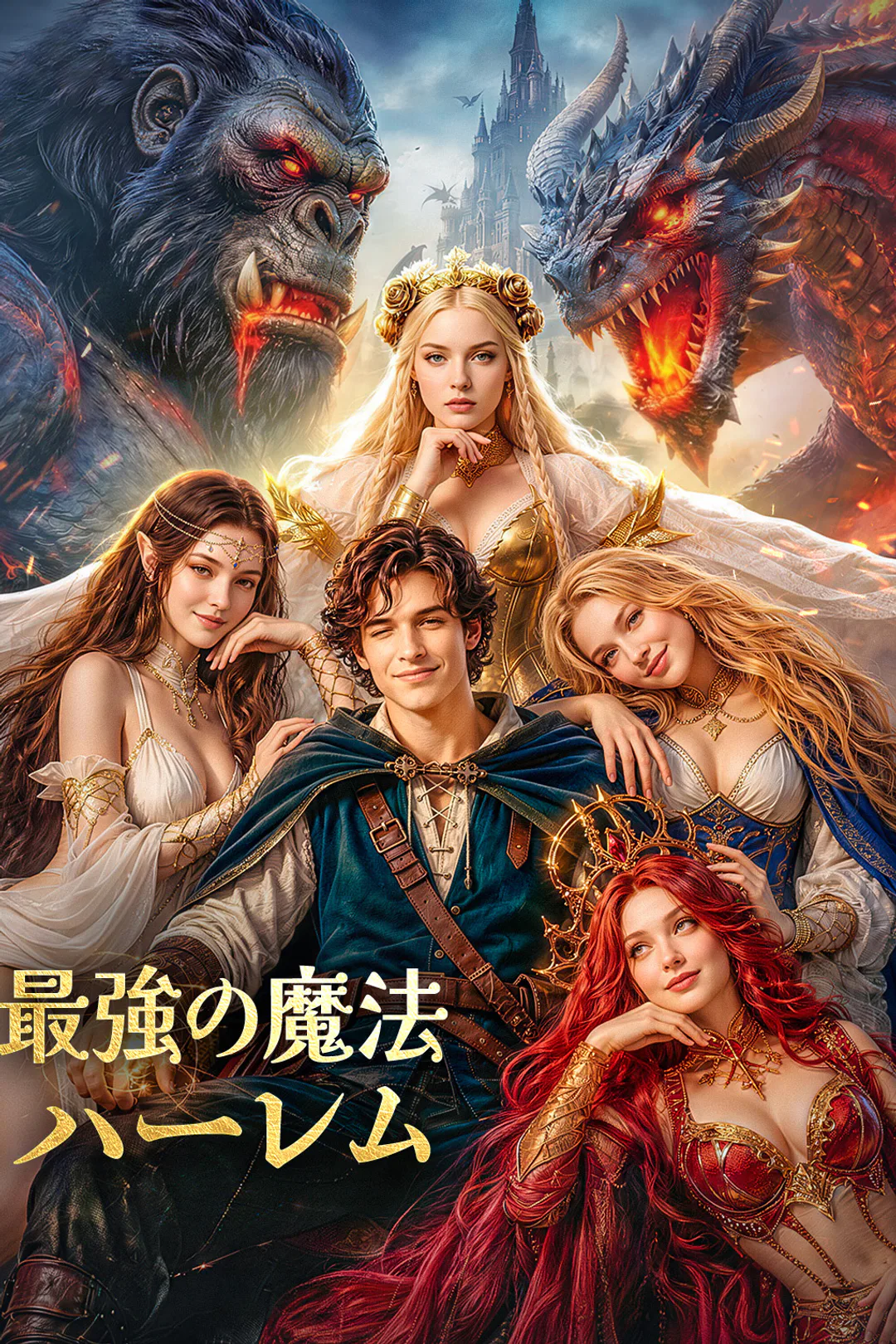 最強の魔法ハーレムのポスター