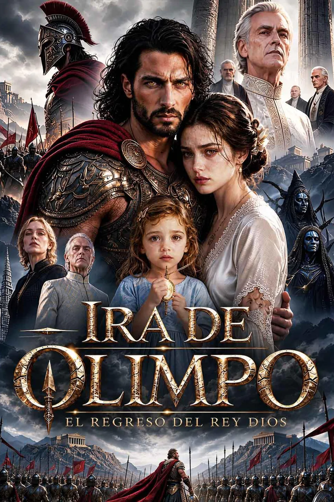 Póster de Ira de Olimpo: El Regreso del Rey Dios