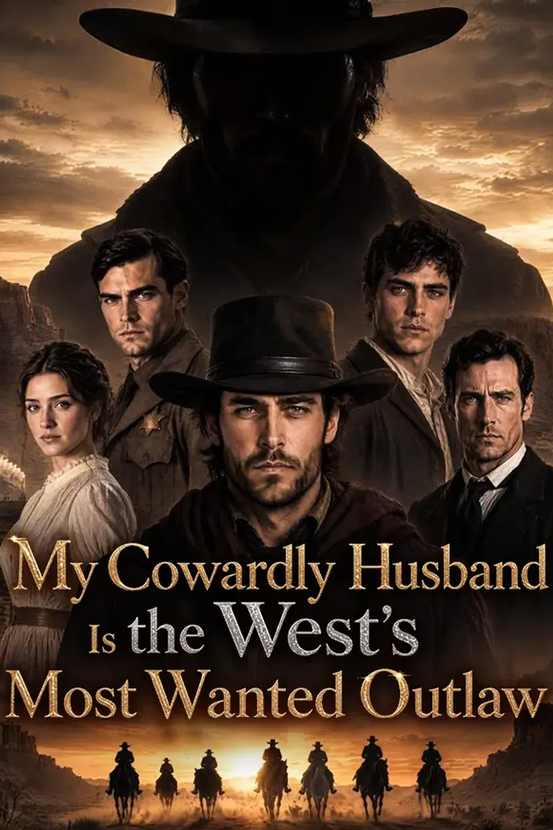 My Cowardly Husband Is the West's Most Wanted Outlaw poster