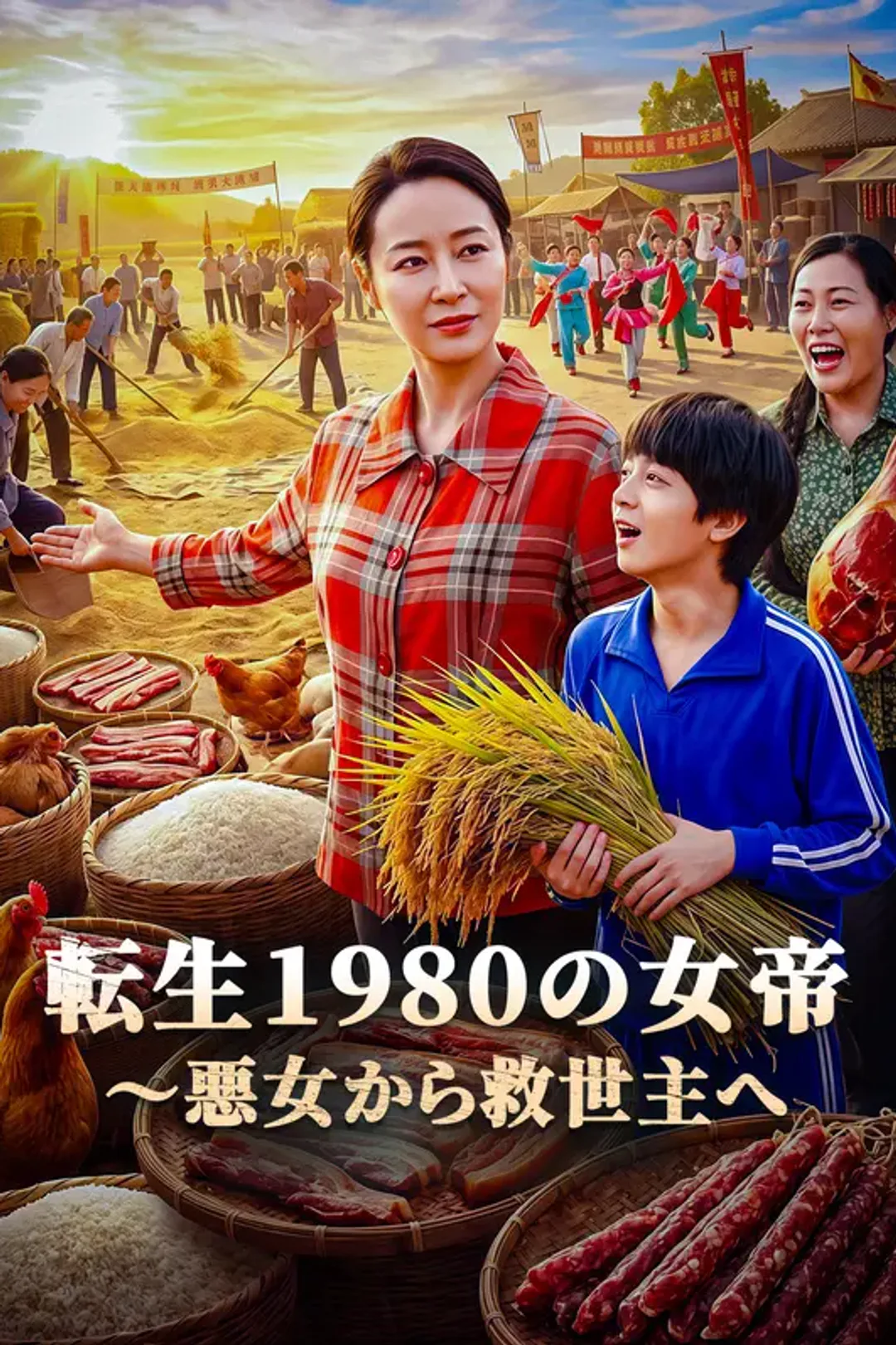 転生1980の女帝〜悪女から救世主へのポスター
