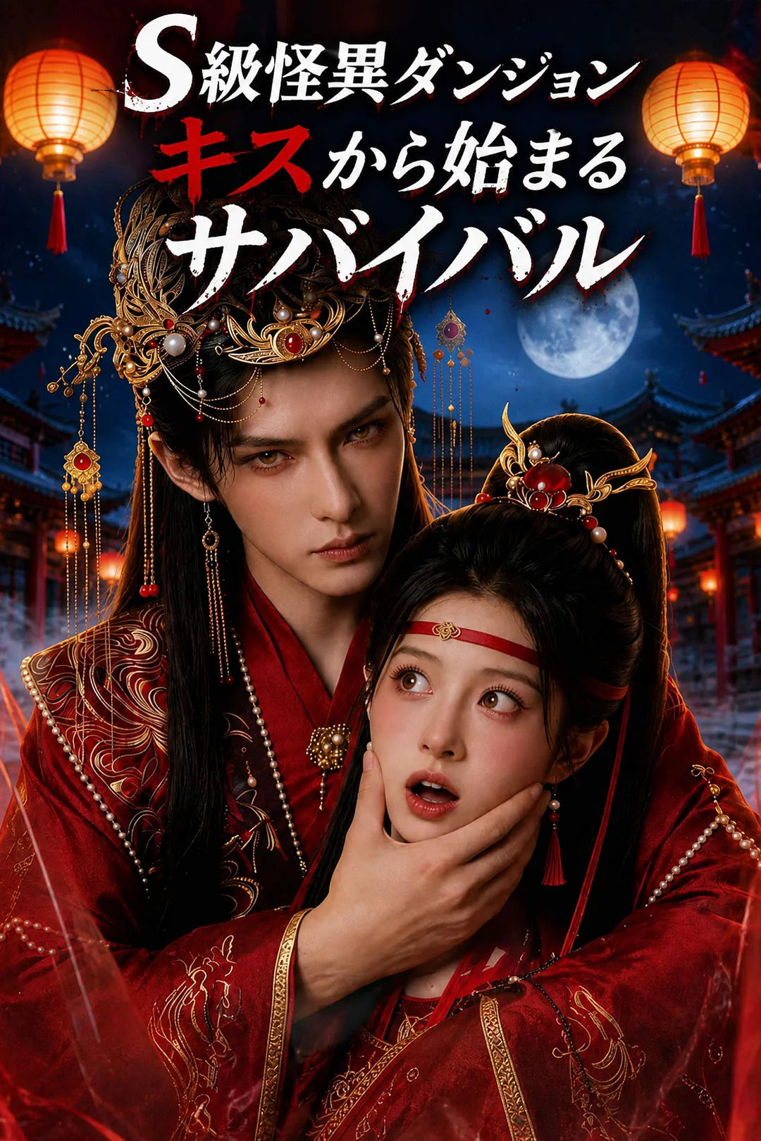 S級怪異ダンジョン、キスから始まるサバイバルのポスター