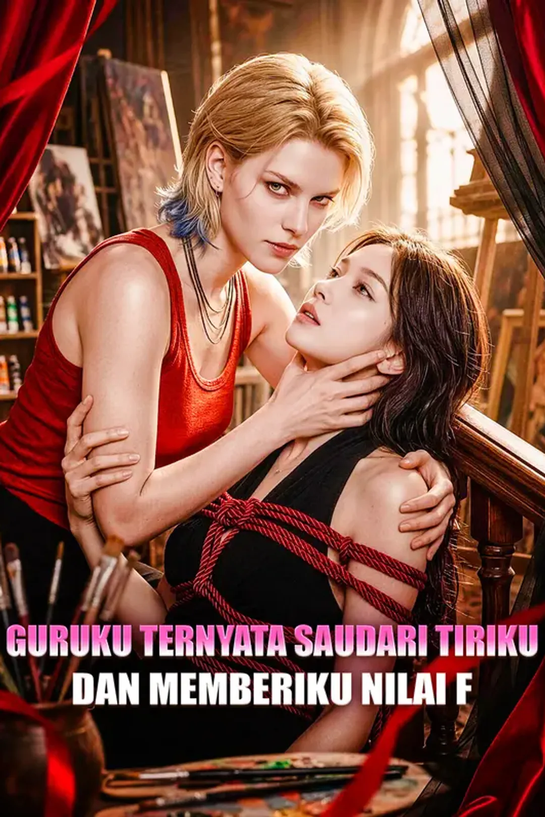 Poster Guruku Ternyata Saudari Tiriku, dan Memberiku Nilai F