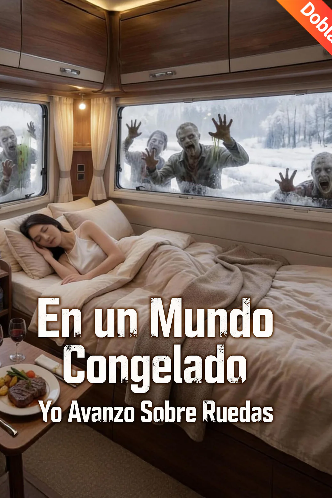 Póster de En un Mundo Congelado, Yo Avanzo Sobre Ruedas