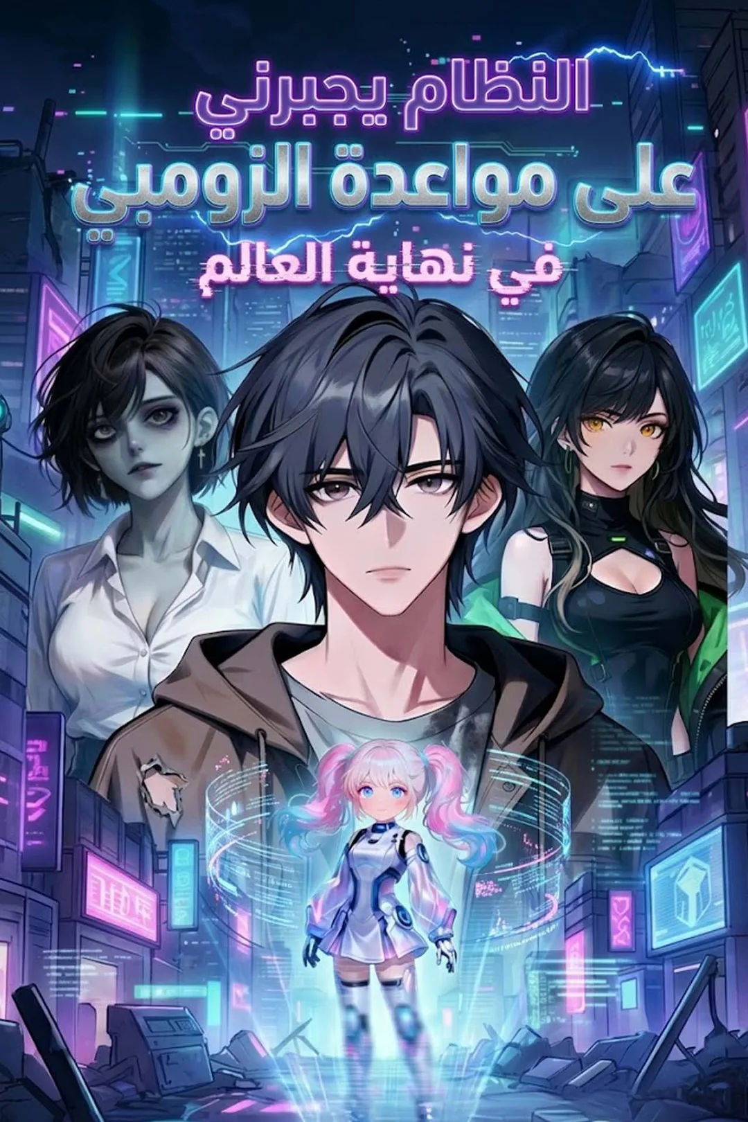 ملصق مسلسل «النظام يجبرني على مواعدة الزومبي في نهاية العالم»