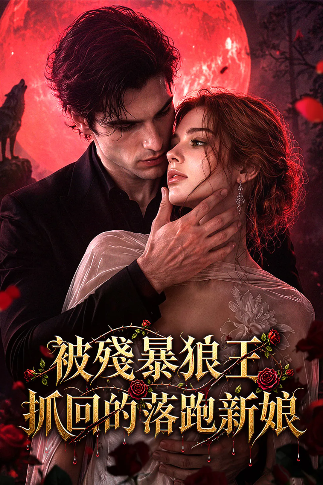 《被殘暴狼王抓回的落跑新娘》海報