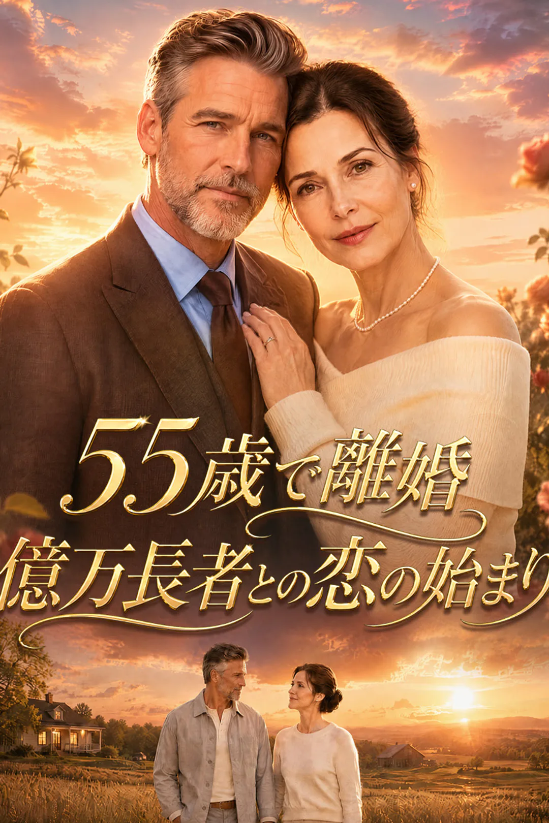 55 歳で離婚、億万長者との恋の始まりのポスター