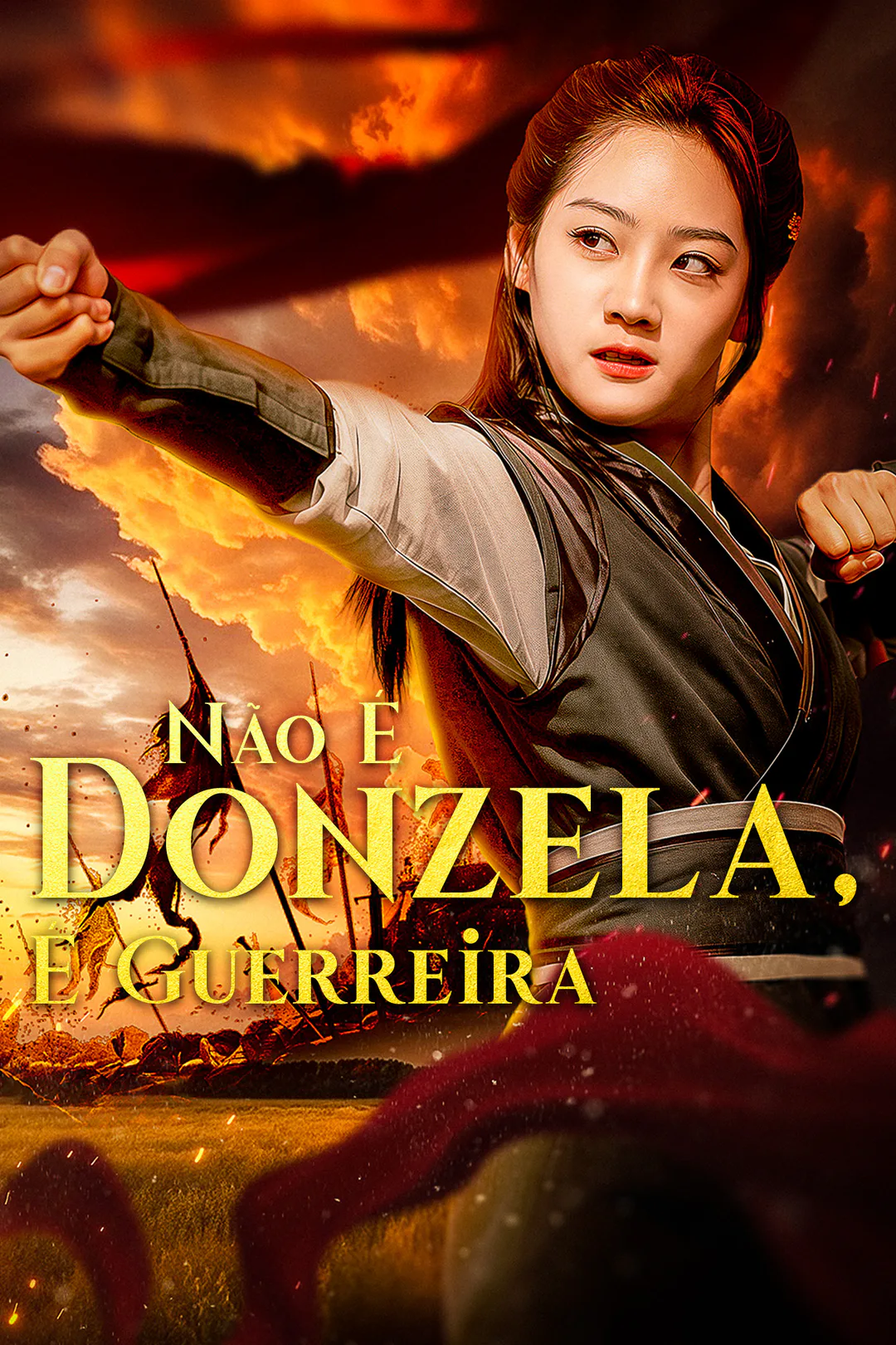 Pôster de Não É Donzela, É Guerreira