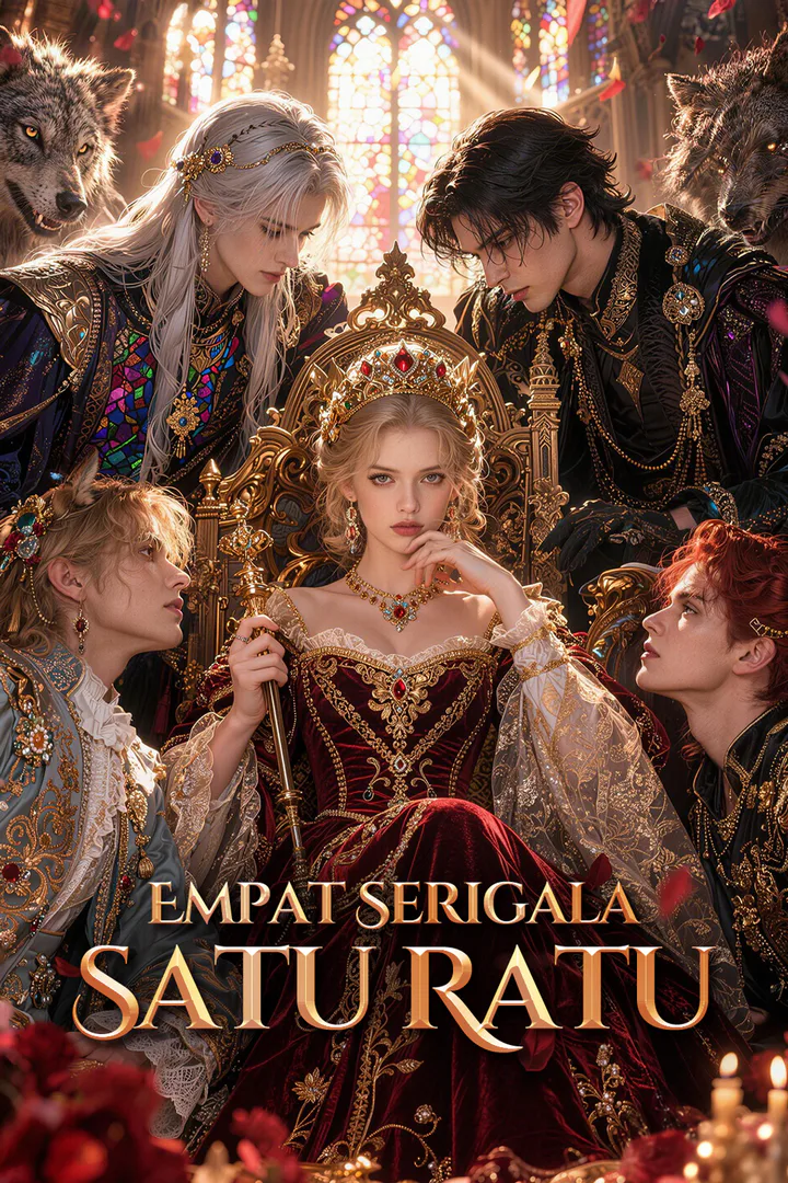 Poster Empat Serigala, Satu Ratu