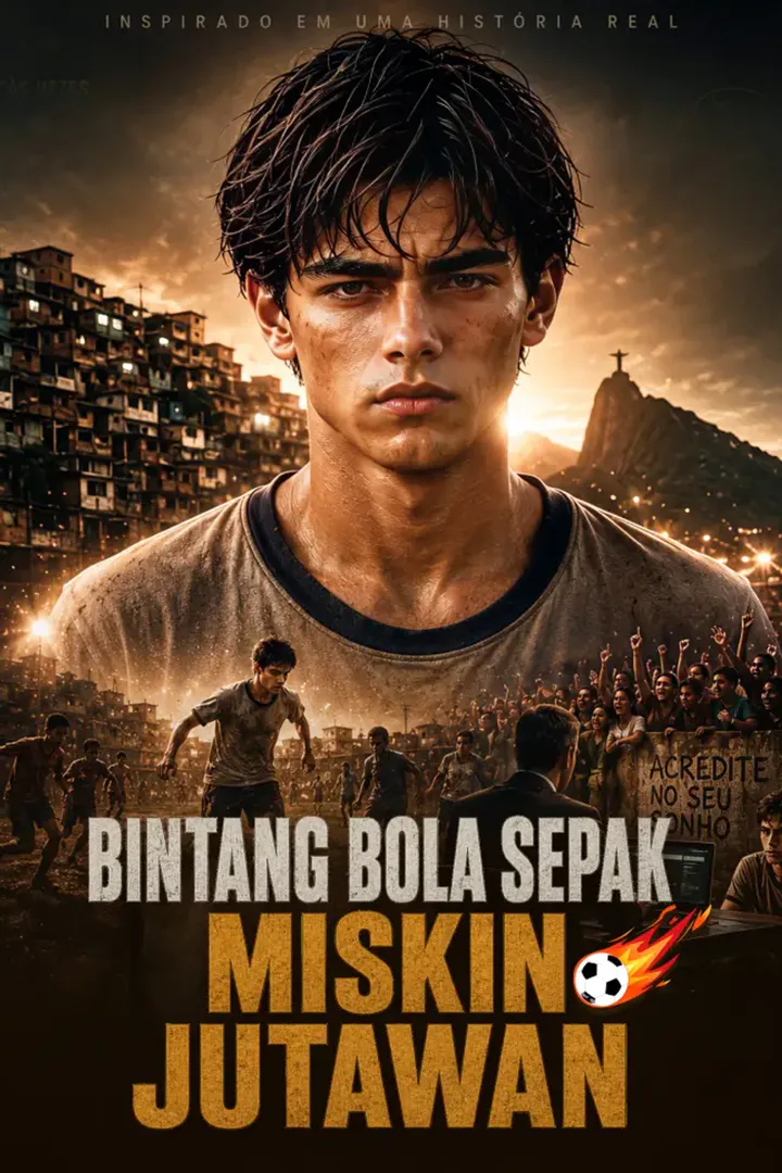 Poster Bintang Bola Sepak Miskin Jutawan