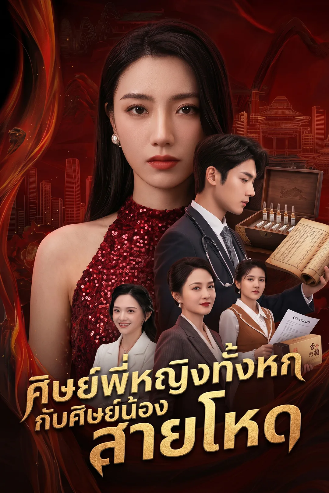 โปสเตอร์ ศิษย์พี่หญิงทั้งหกกับศิษย์น้องสายโหด