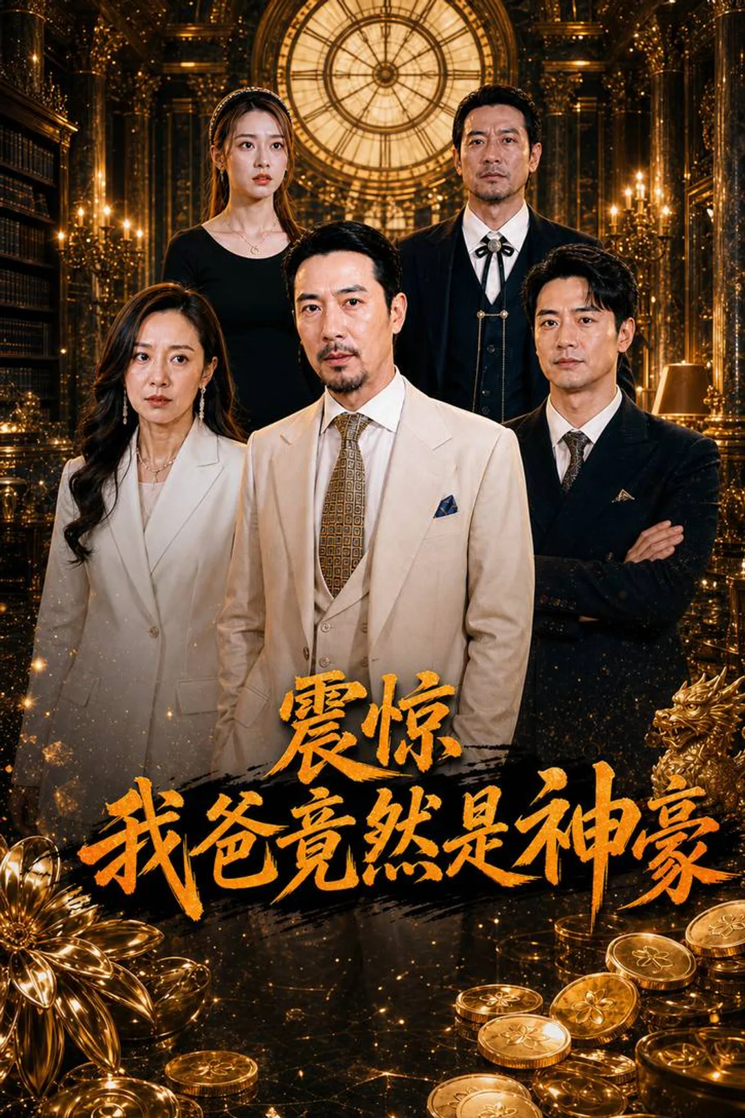 《震驚我爸竟然是神豪》海報