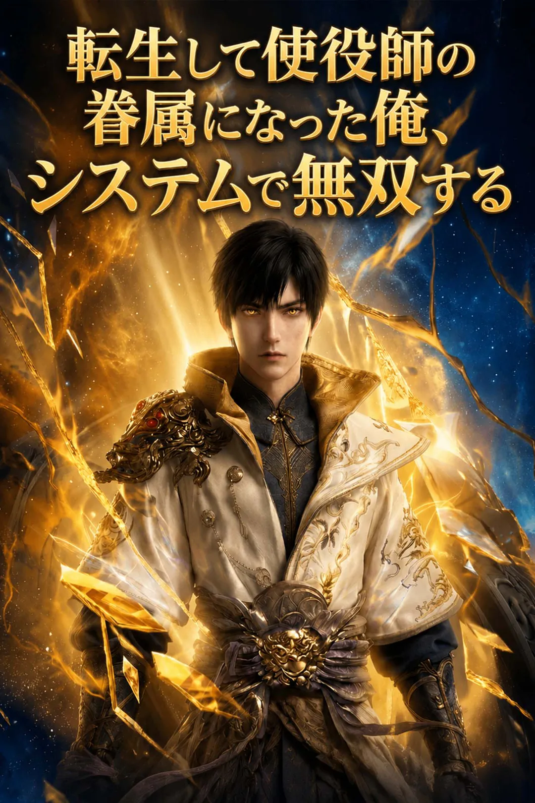 転生して使役師の眷属になった俺、システムで無双するのポスター