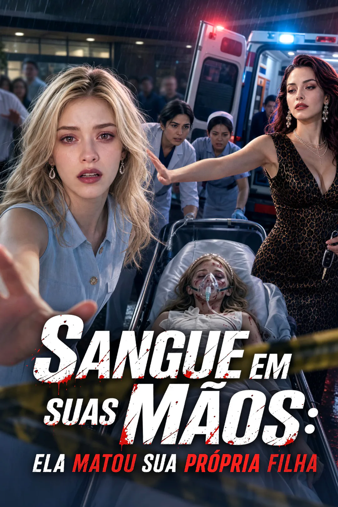 Pôster de Sangue em Suas Mãos: Ela Matou Sua Própria Filha