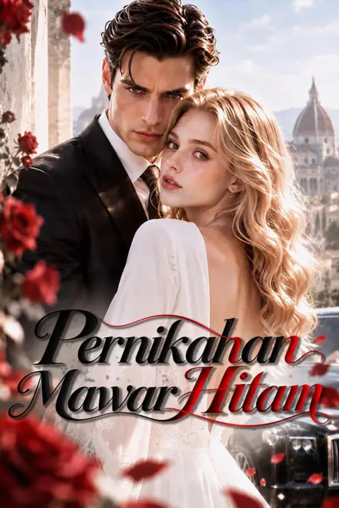 Poster Pernikahan Mawar Hitam