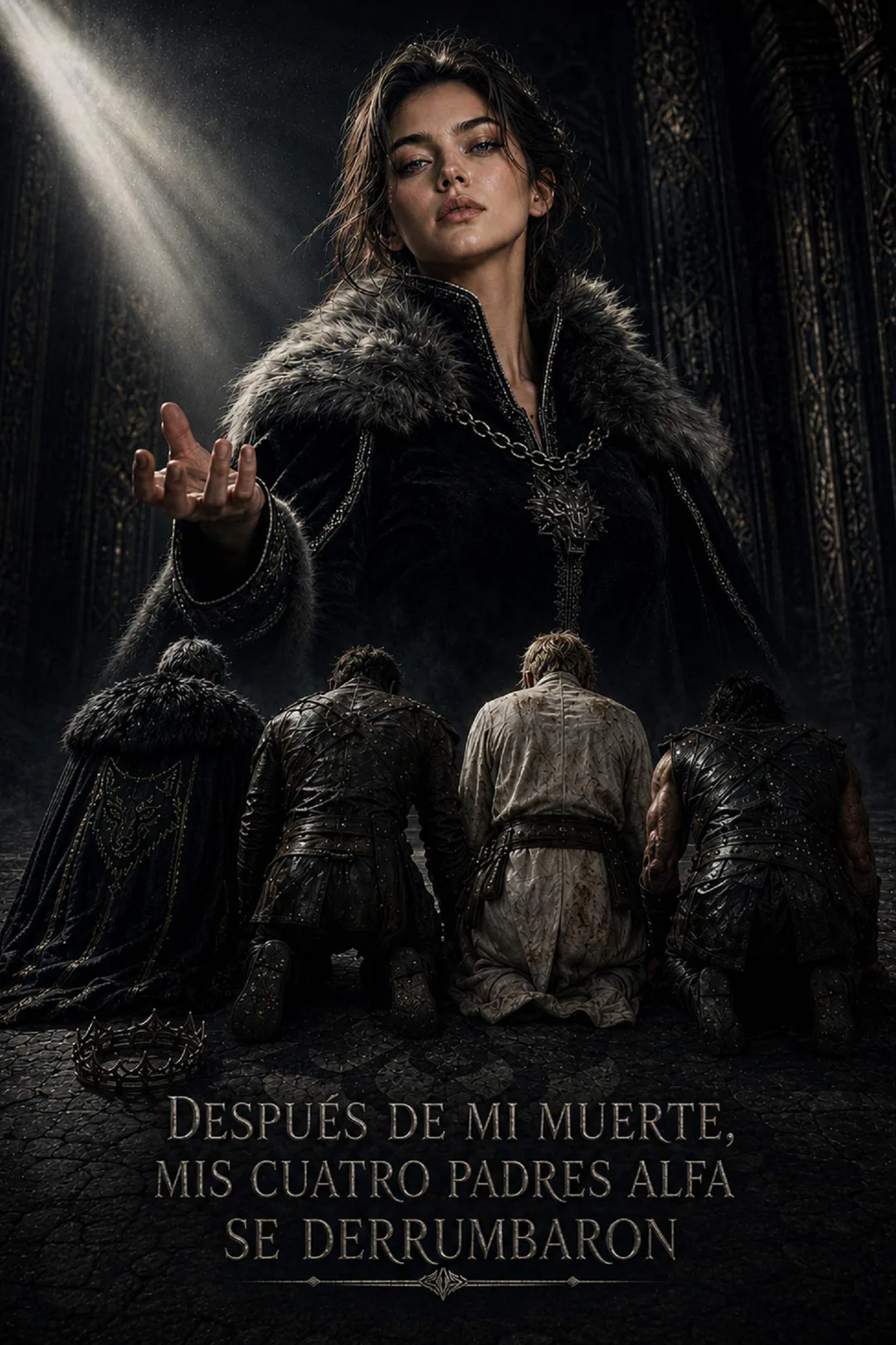 Póster de Después de mi muerte, mis cuatro padres Alfa se derrumbaron