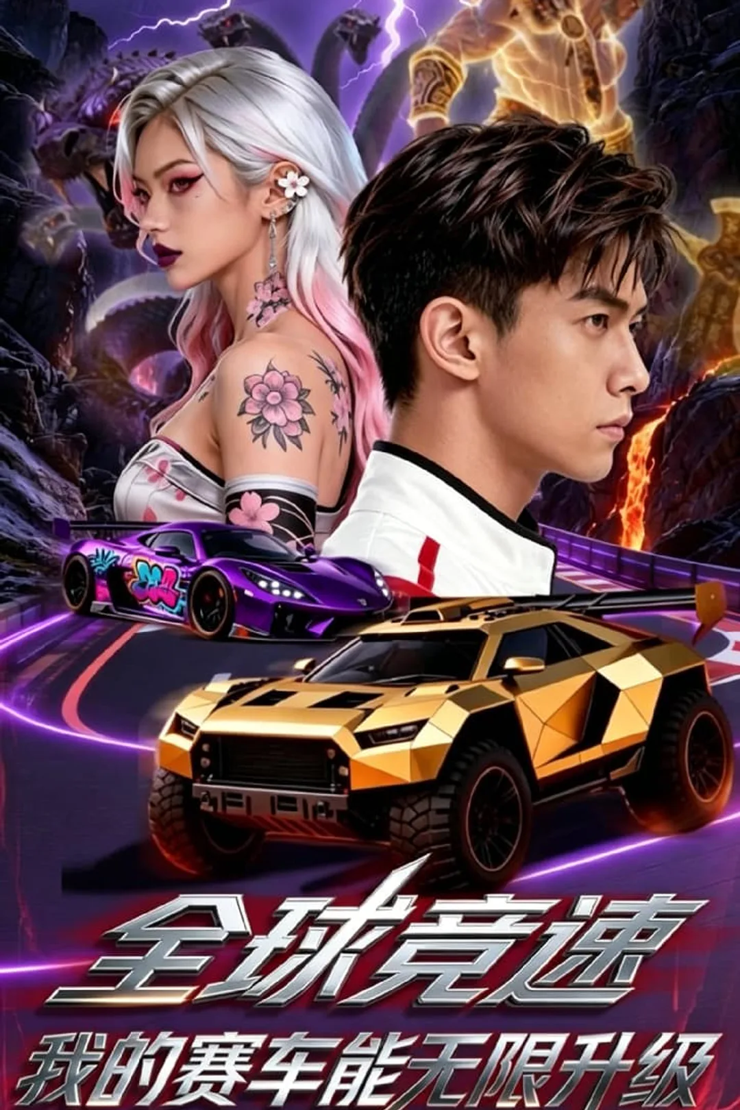 《全球競速我的賽車能無限升級》海報