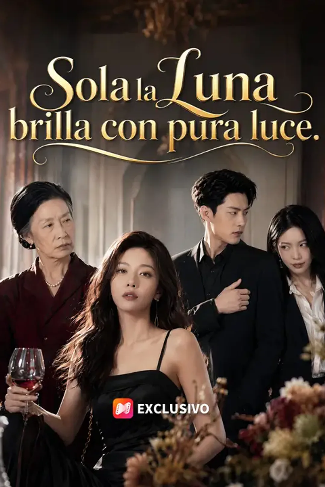 Locandina di Sola la luna brilla con pura luce.