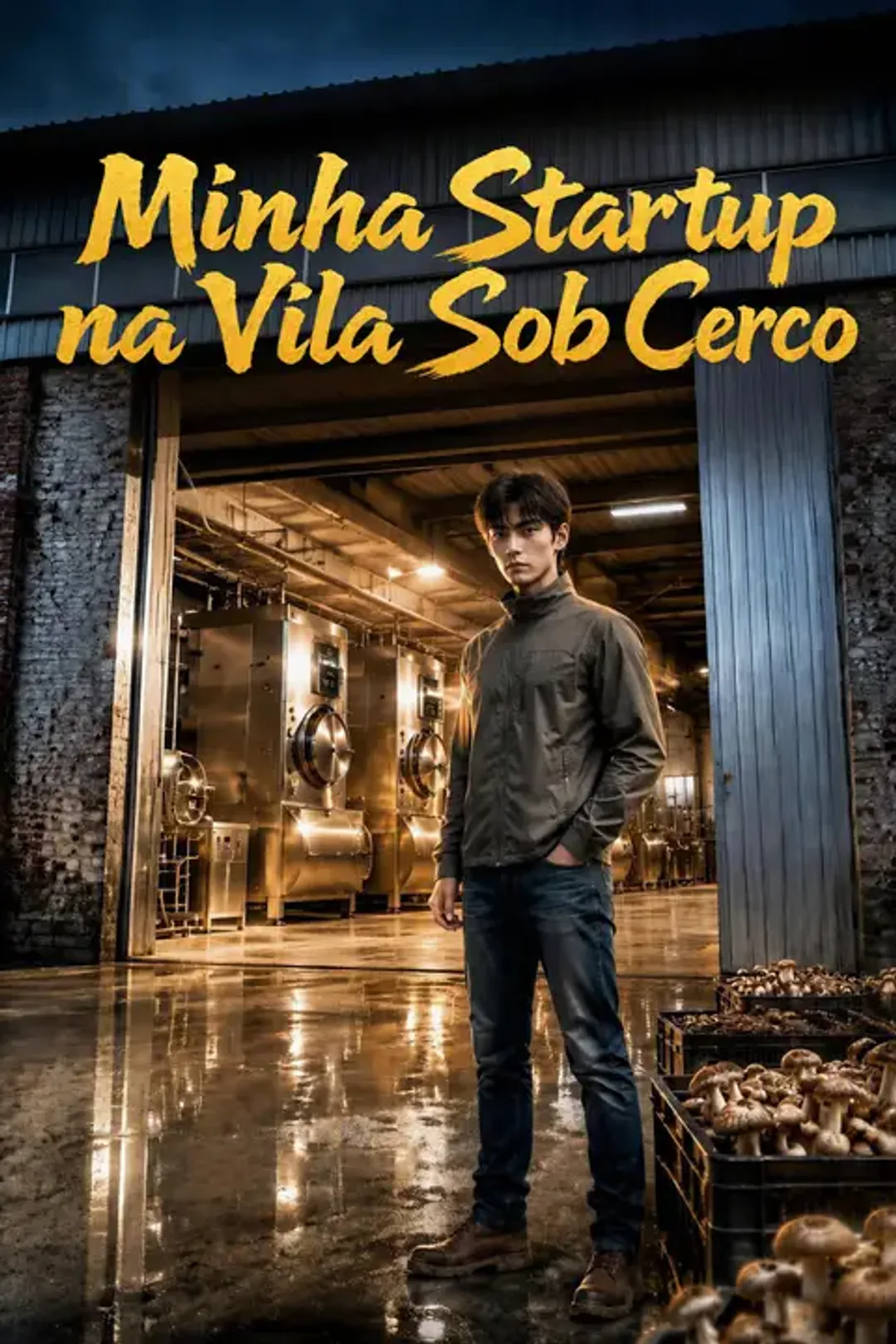 Pôster de Minha Startup na Vila Sob Cerco