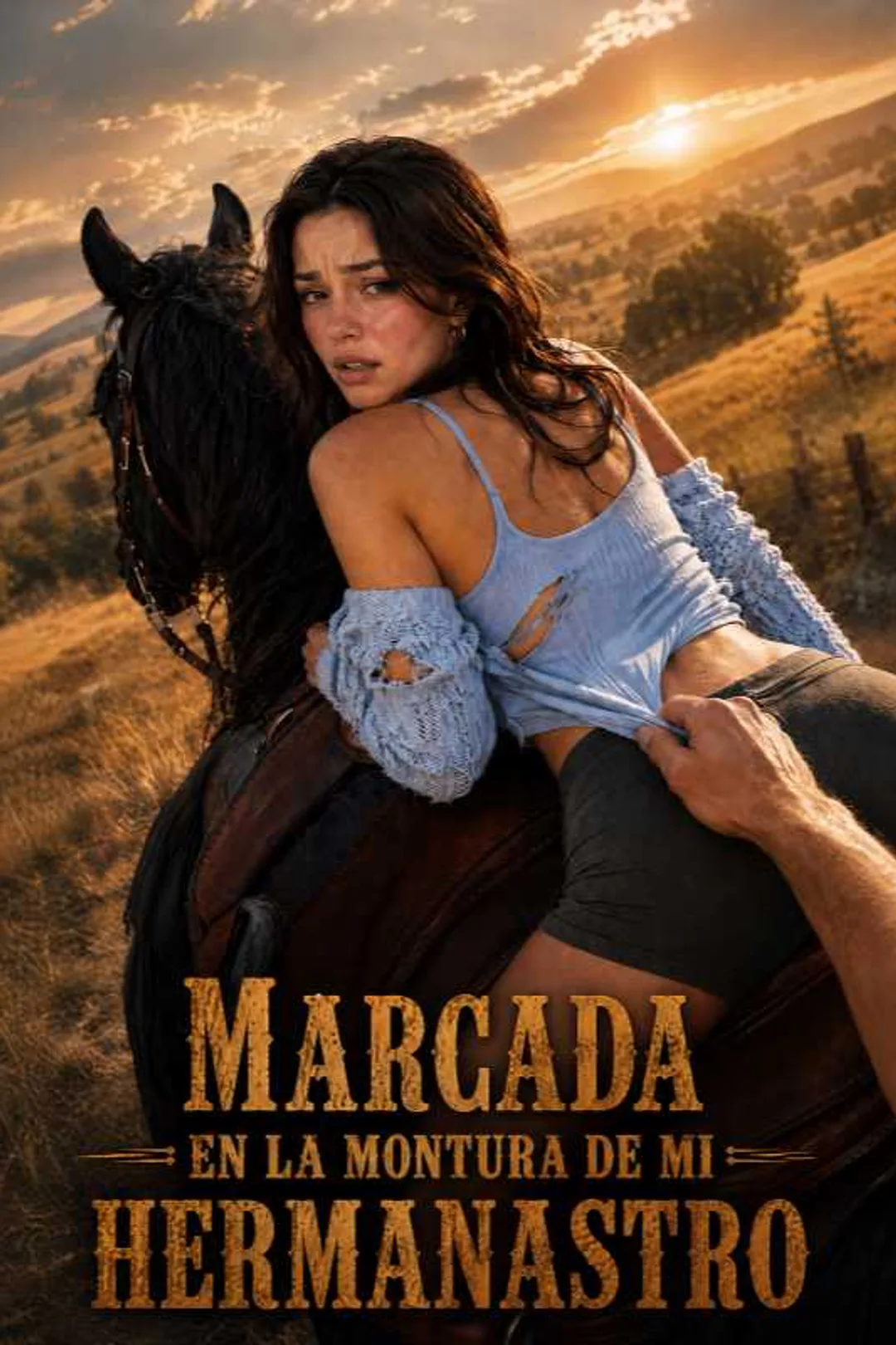 Póster de Marcada en la montura de mi hermanastro