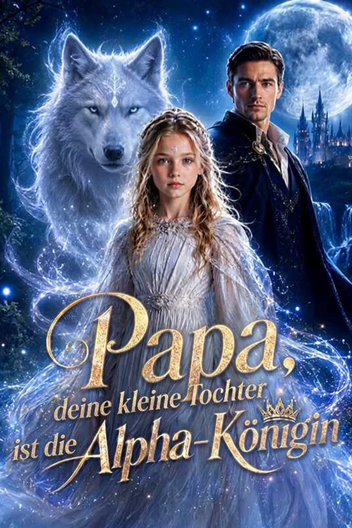 Poster von Papa, deine kleine Tochter ist die Alpha‑Königin