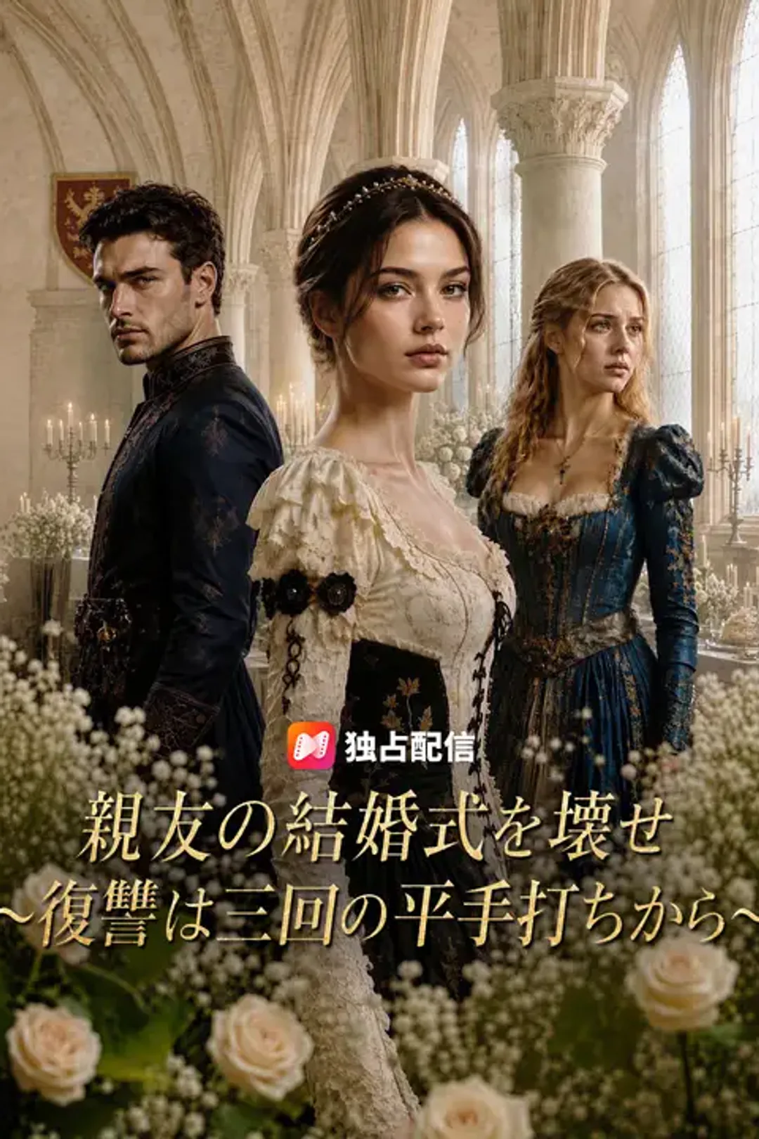 親友の結婚式を壊せ～復讐は三回の平手打ちから～のポスター