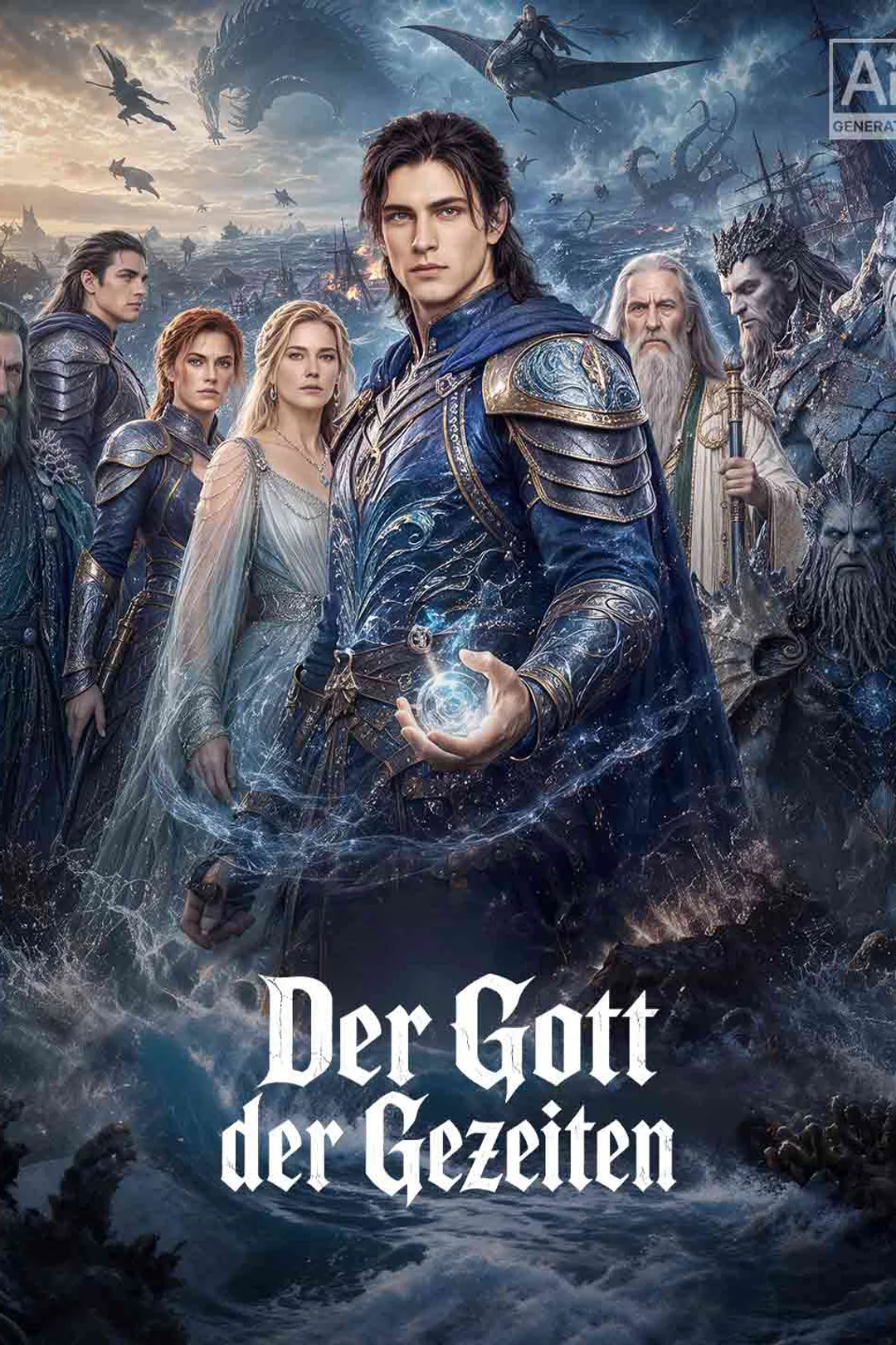 Poster von Der Gott der Gezeiten