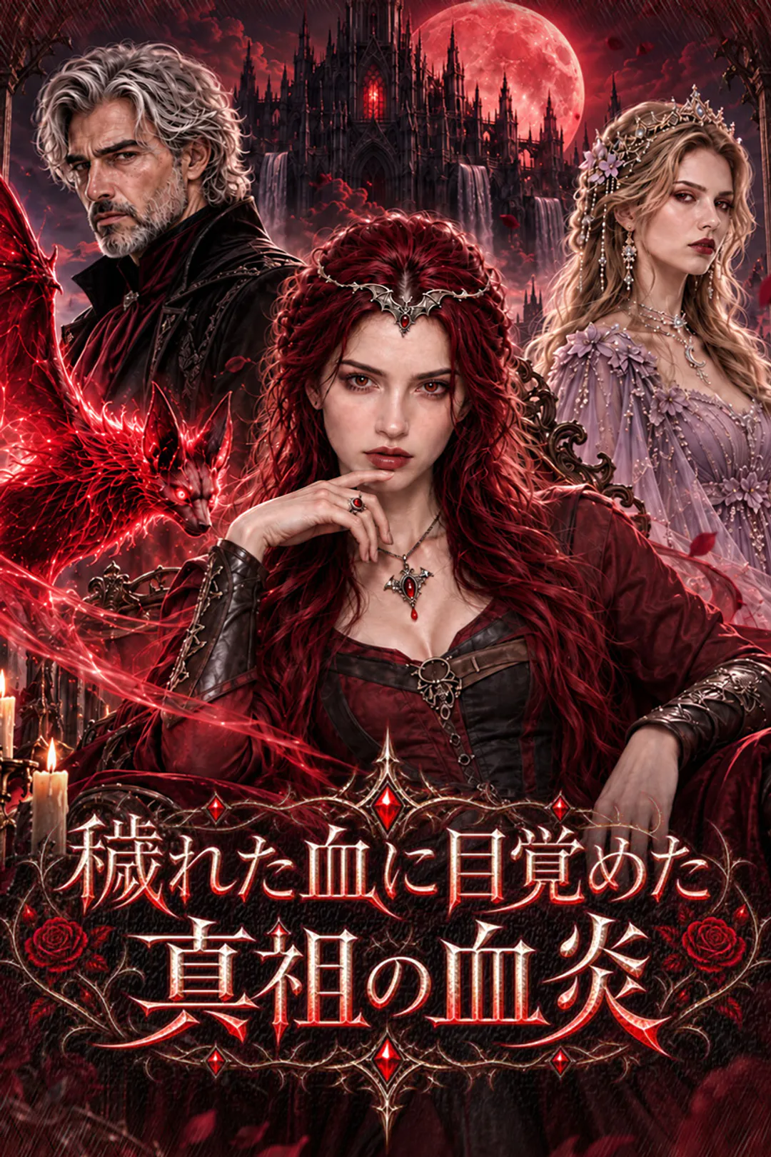 穢れた血に目覚めた、真祖の血炎のポスター