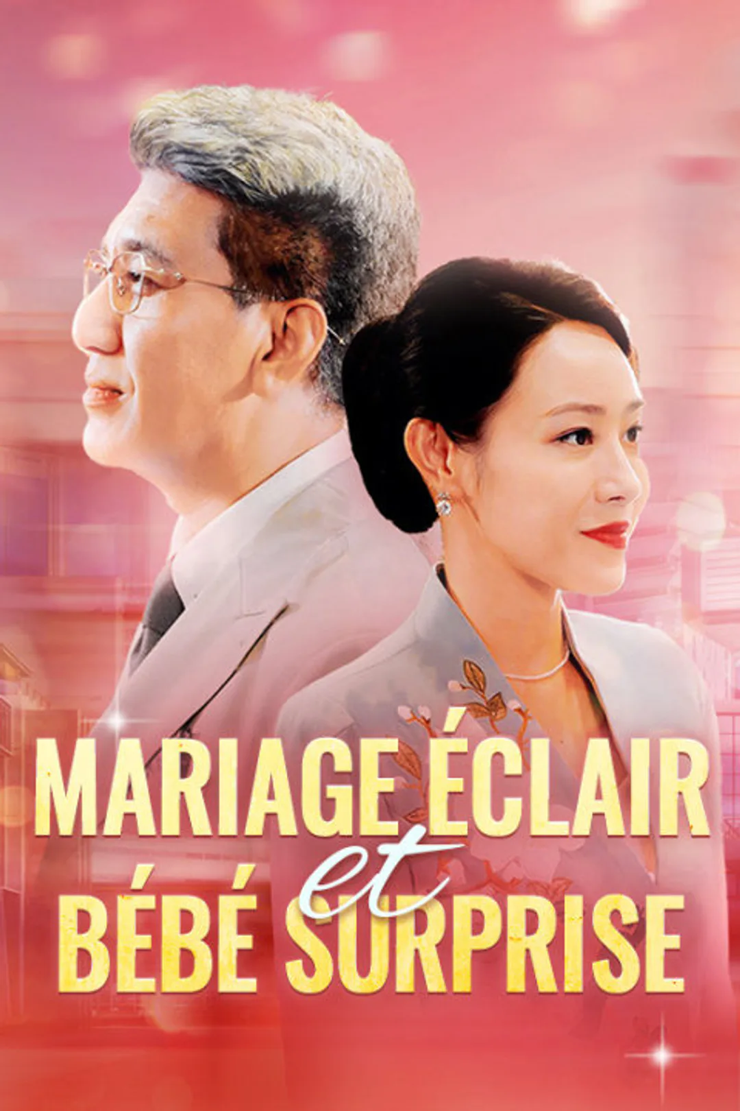 Affiche de Mariage Éclair et Bébé Surprise