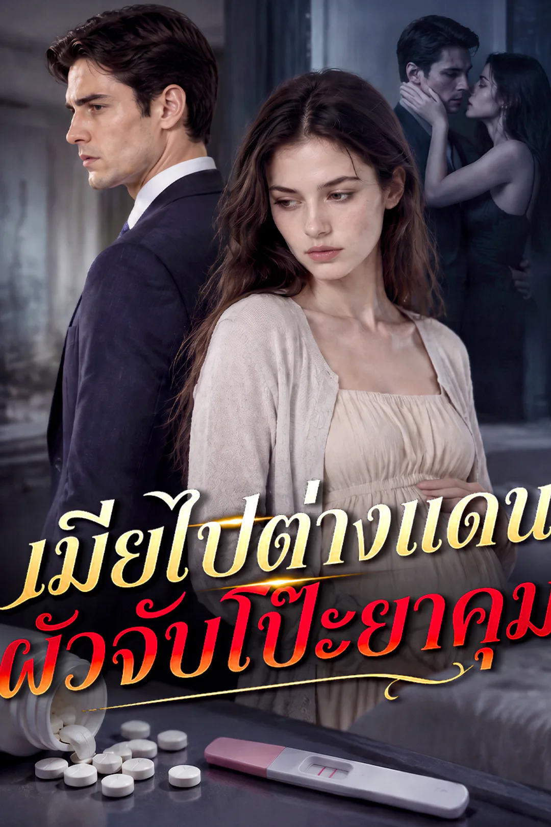 โปสเตอร์ เมียไปต่างแดน ผัวจับโป๊ะยาคุม（ฉบับพากย์ ）