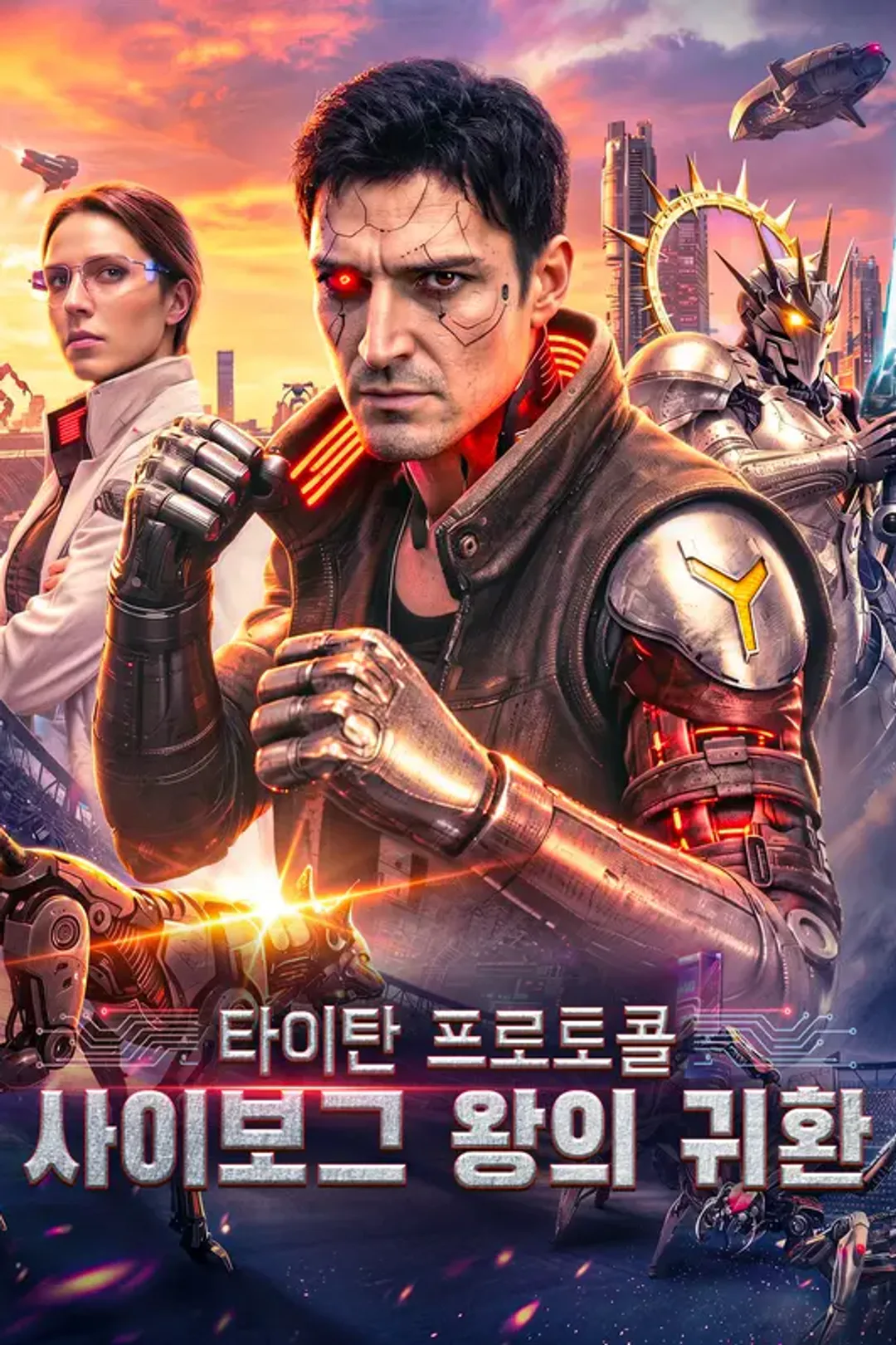 타이탄 프로토콜: 사이보그 왕의 귀환 포스터