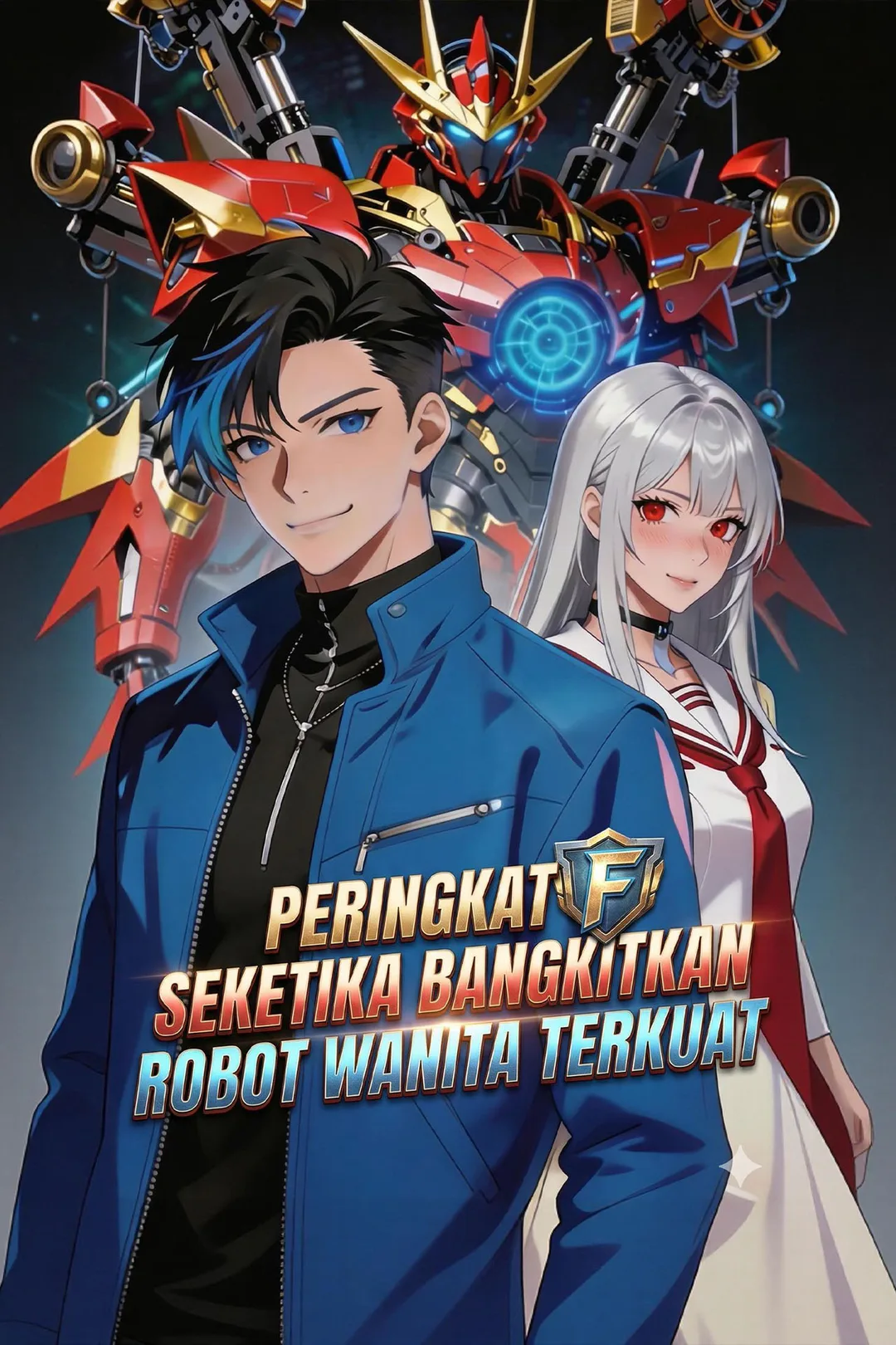 Poster Peringkat F Seketika Bangkitkan Robot Wanita Terkuat