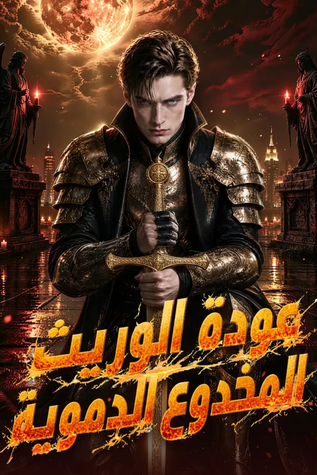 ملصق مسلسل «عودة الوريث المخدوع الدموية»