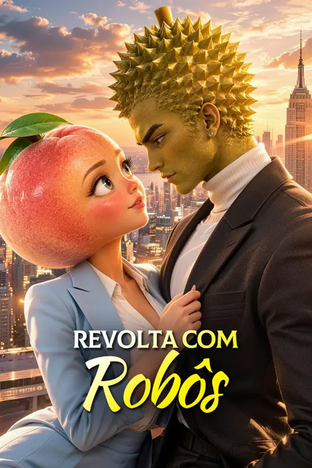 Pôster de Revolta com Robôs