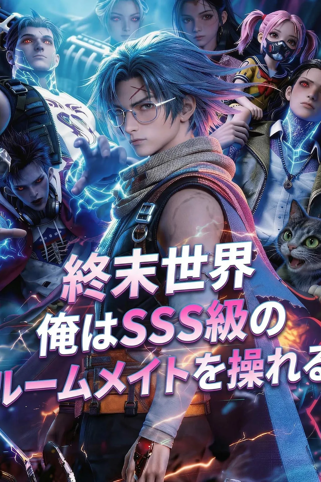 終末世界 俺はSSS級のルームメイトを操れるのポスター