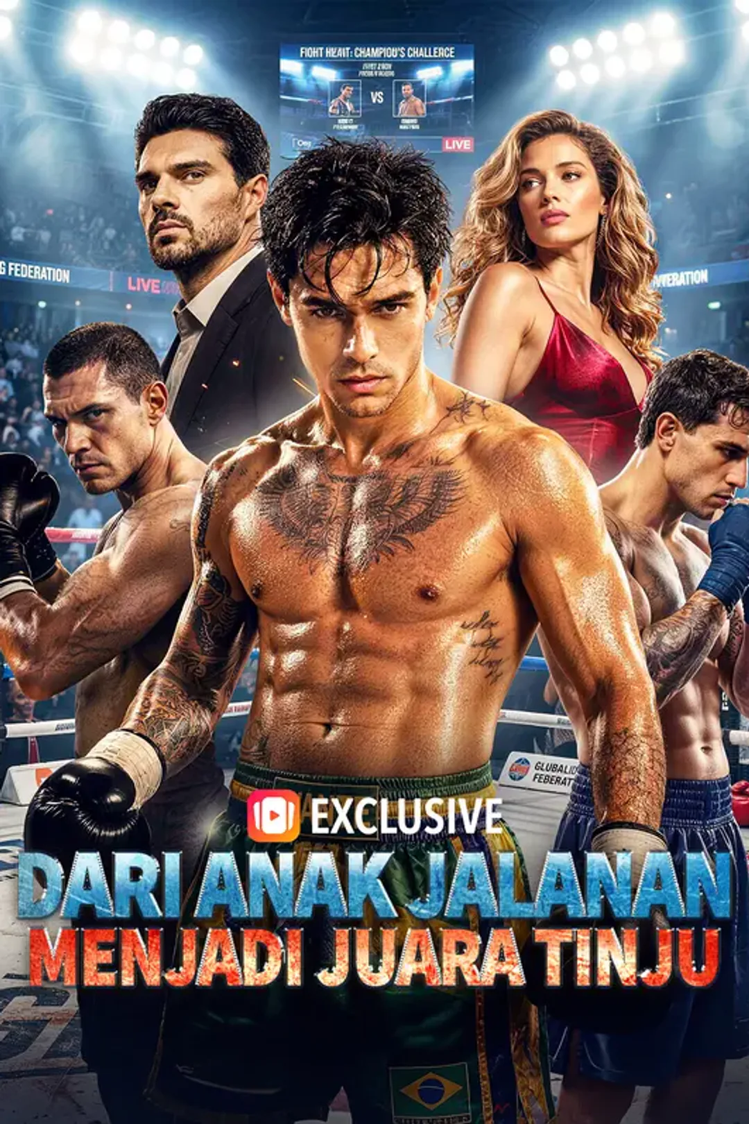 Poster Dari Anak Jalanan Menjadi Juara Tinju