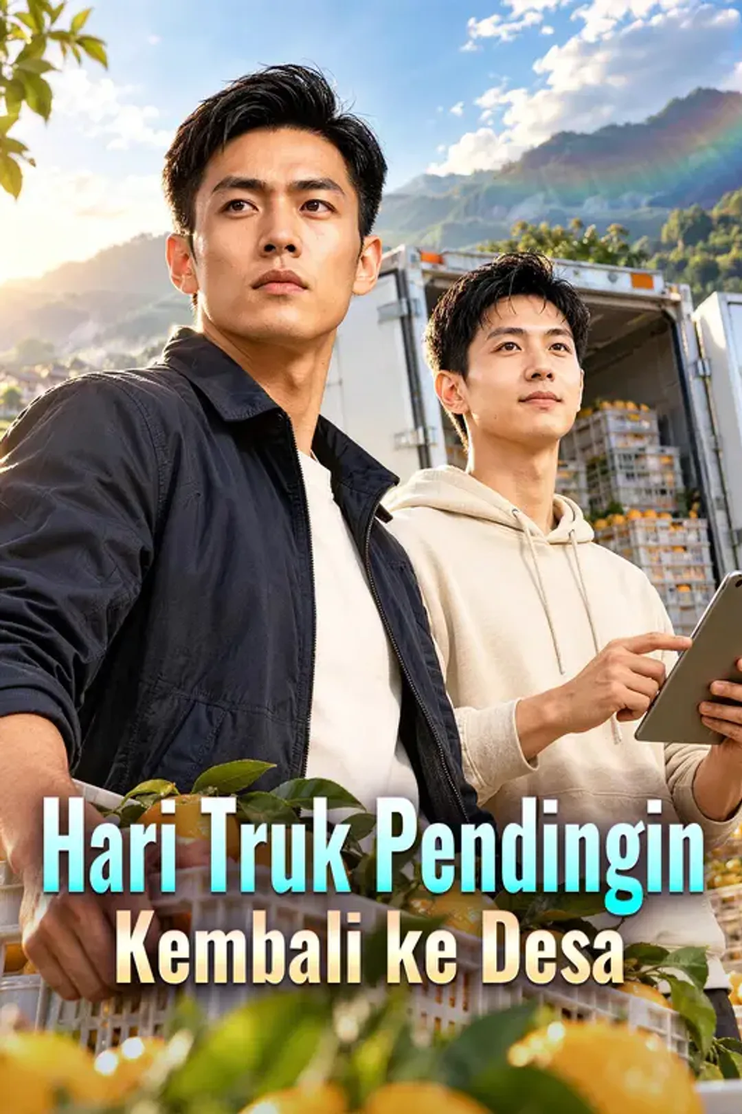 Poster Hari Truk Pendingin Kembali ke Desa