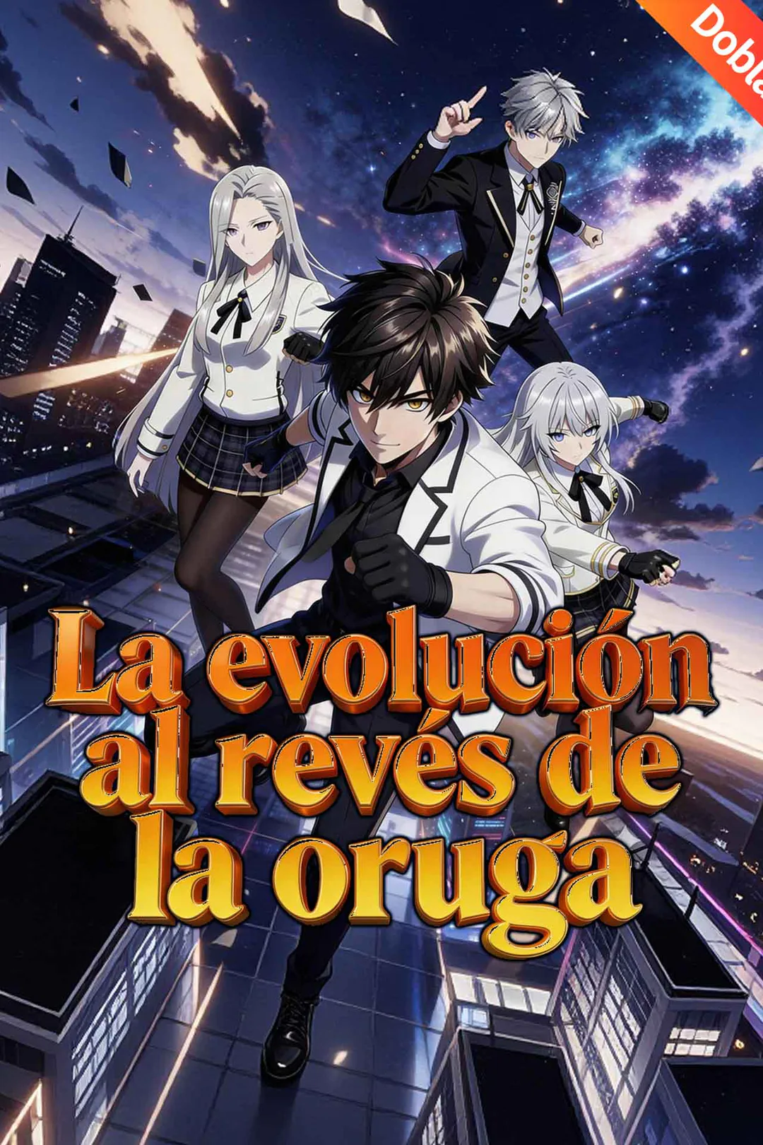 Póster de La evolución al revés de la oruga