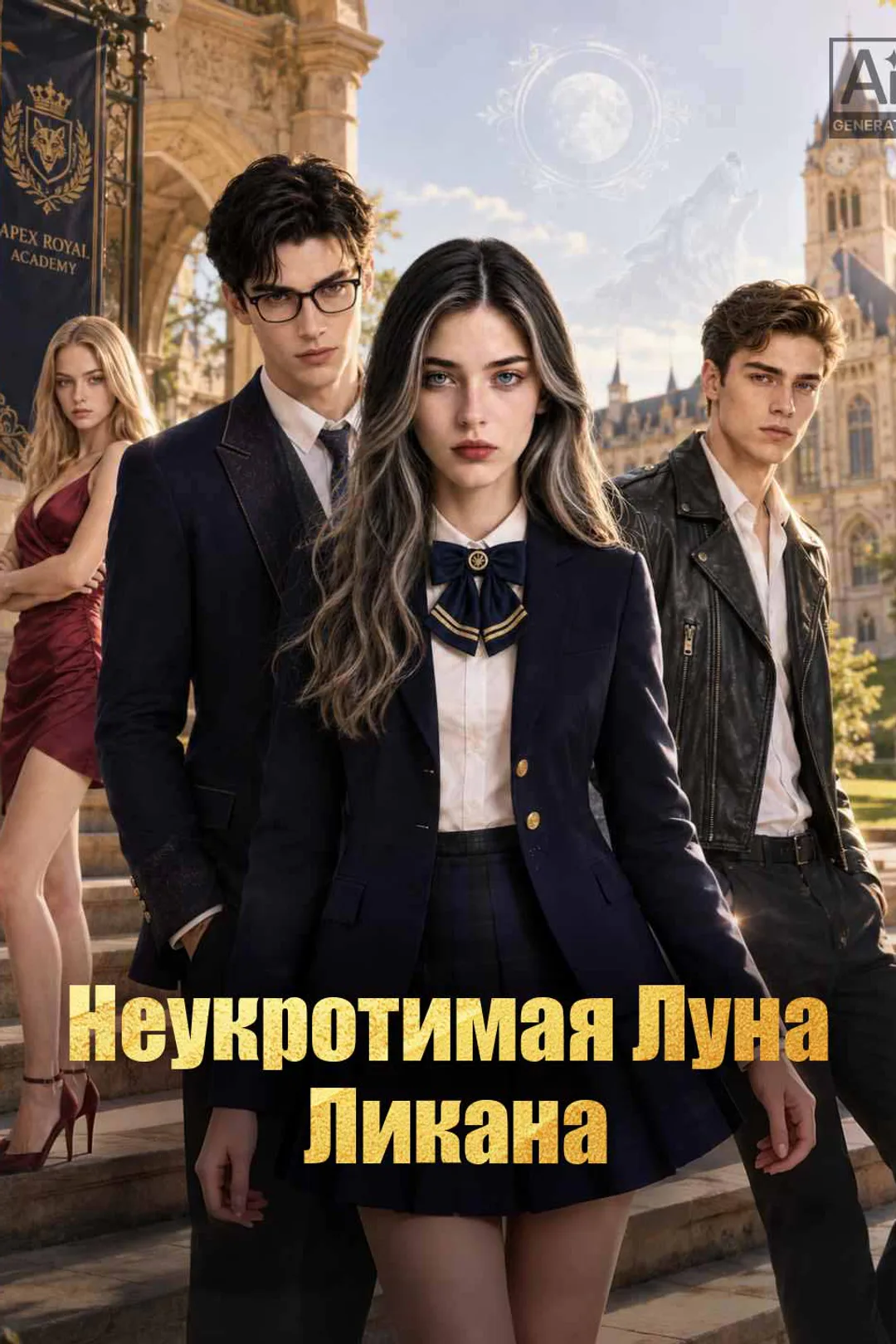 Постер сериала «Неукротимая Луна Ликана»