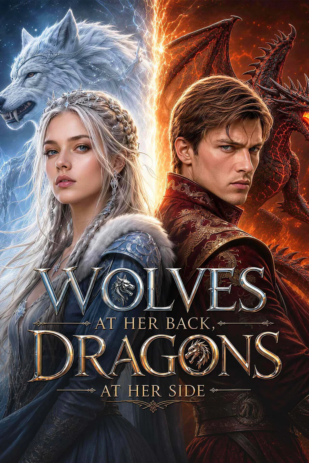 Wolves at Her Back, Dragons at Her Side poster