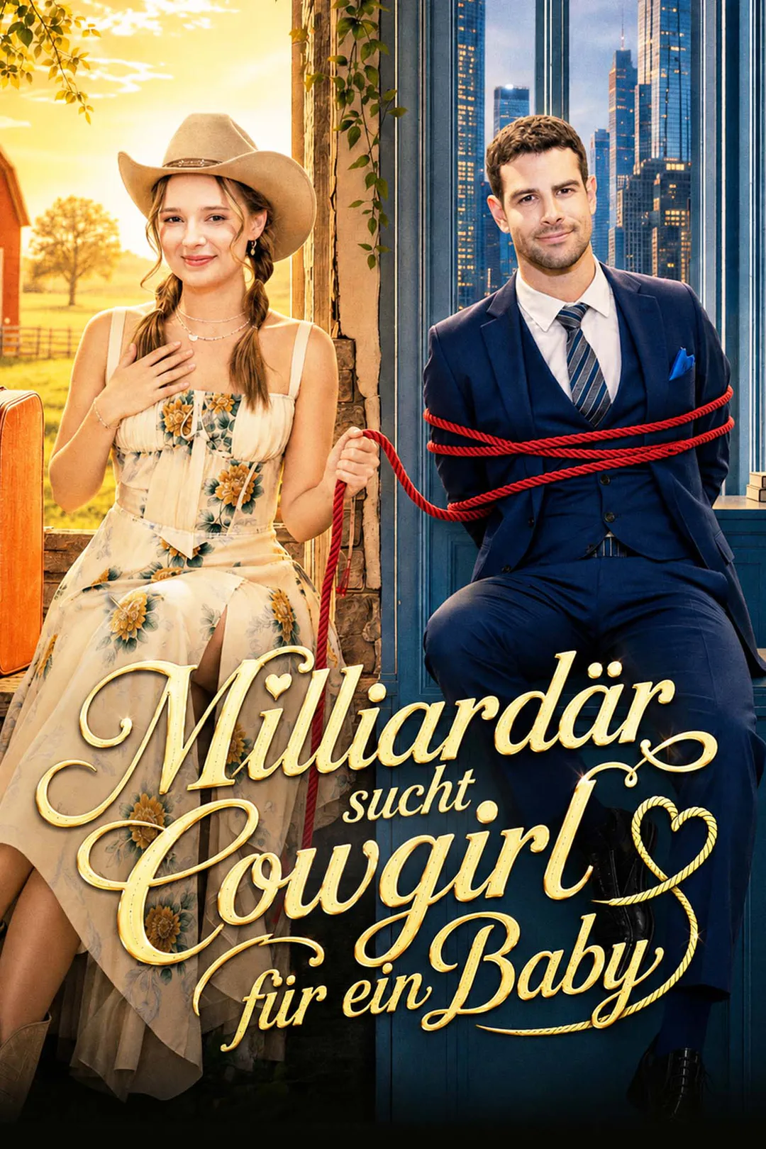 Poster von Milliardär sucht Cowgirl für ein Baby