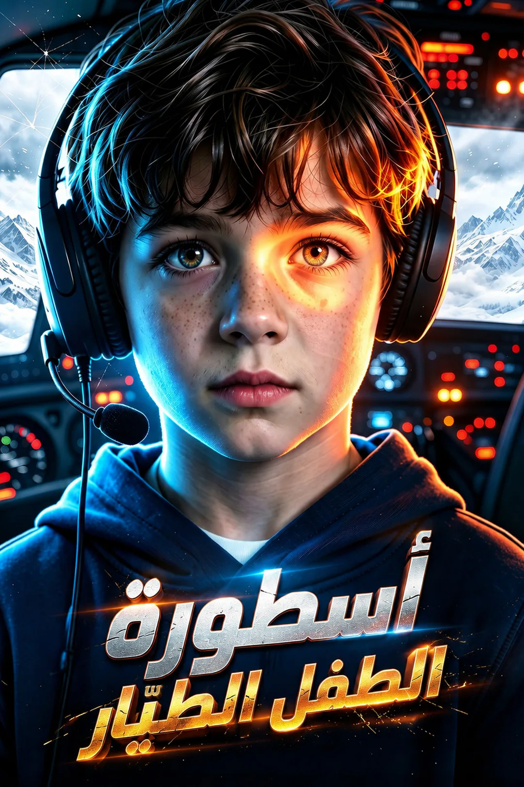 ملصق مسلسل «أسطورة الطفل الطيّار»