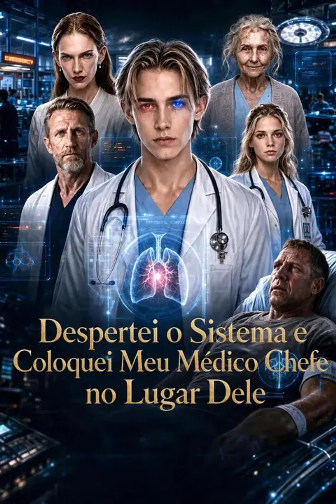 Pôster de Despertei o Sistema e Coloquei Meu Médico Chefe no Lugar Dele