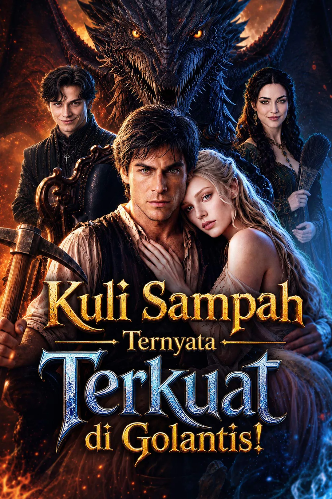 Poster Kuli Sampah Ternyata Terkuat di Golantis!