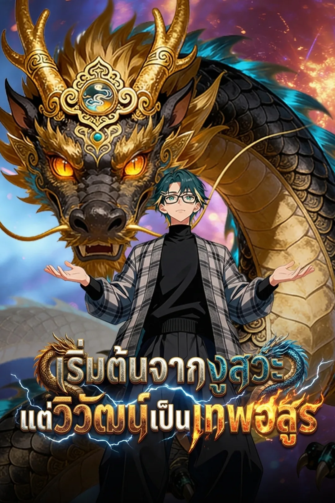 โปสเตอร์ เริ่มต้นจากงูสวะ แต่วิวัฒน์เป็นเทพอสูร