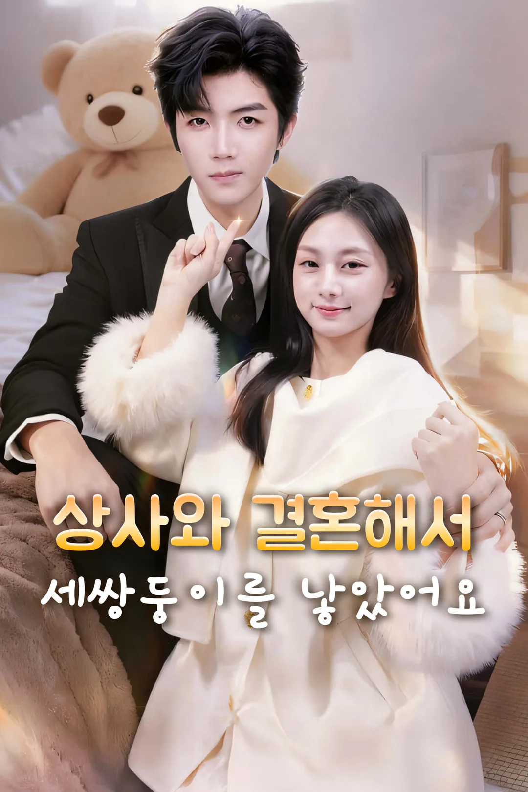 상사와 결혼해서 세쌍둥이를 낳았어요 포스터
