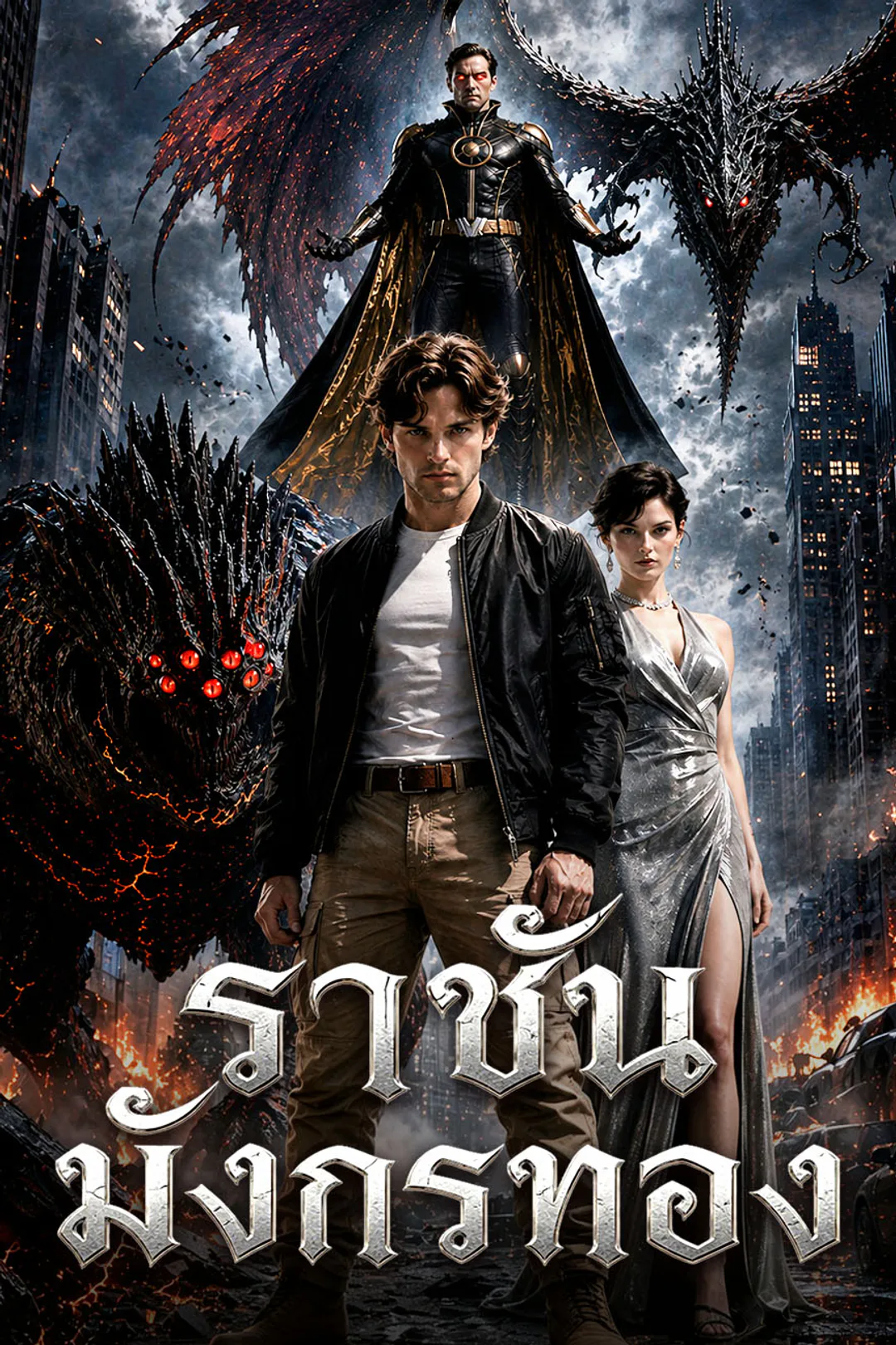 โปสเตอร์ ราชันมังกรทอง