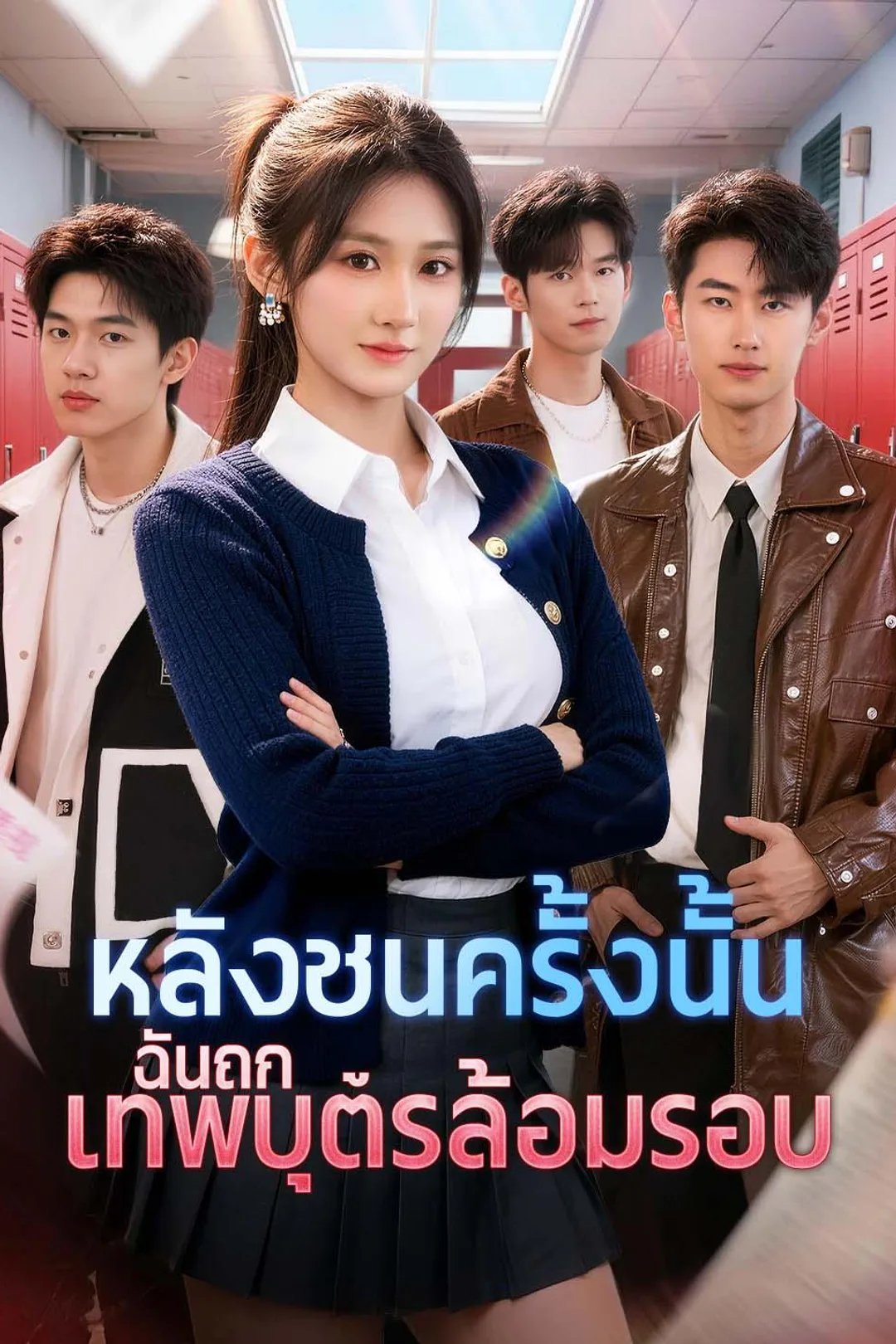 โปสเตอร์ หลังชนครั้งนั้น ฉันถูกเทพบุตรล้อมรอบ