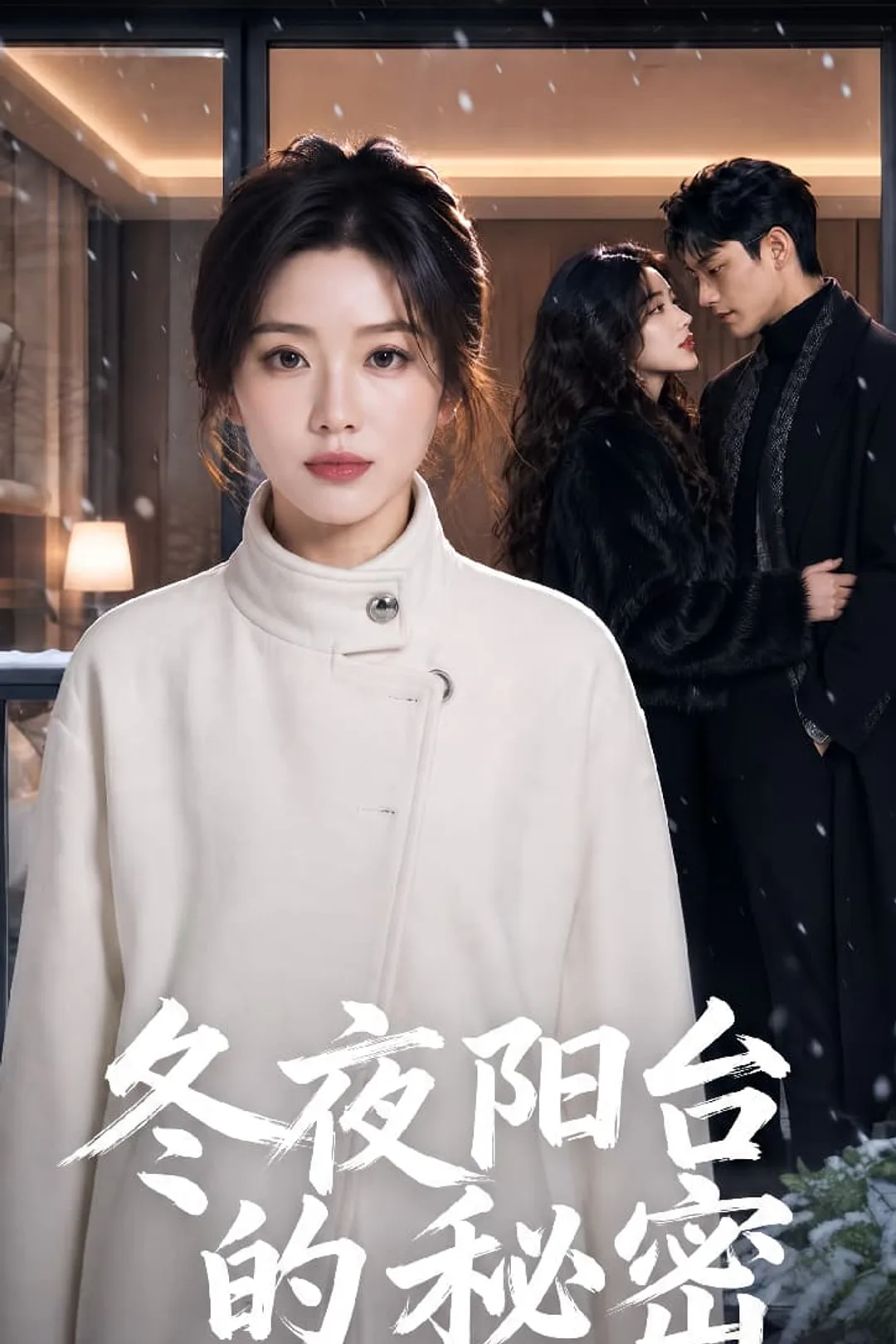《冬夜陽台的祕密》海報